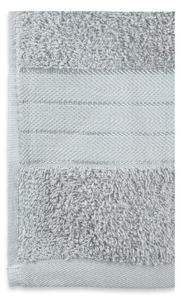 Jasnoszare bawełniane ręczniki frotte zestaw 4 szt. 50x100 cm – Good Morning
