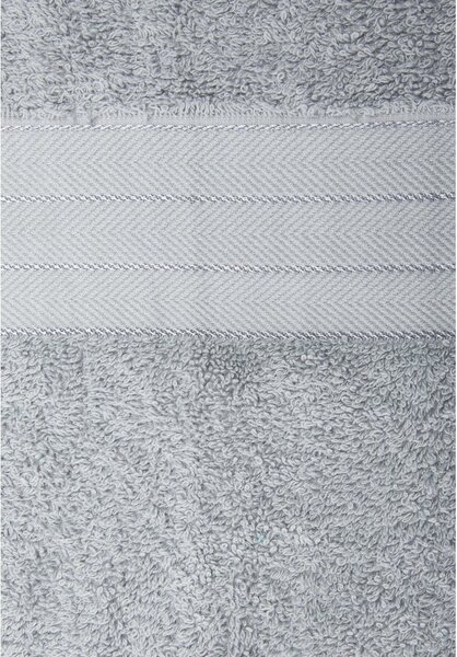 Jasnoszare bawełniane ręczniki frotte zestaw 4 szt. 50x100 cm – Good Morning