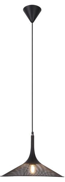 Candellux Żyrandol na lince KIRUNA 1xE27/40W/230V śr. 36 cm czarny CA0700