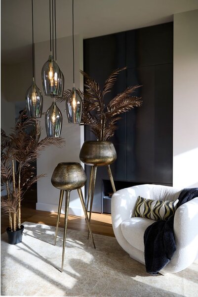 Metalowy kwietnik ø 44 cm (wysokość 124 cm) Marielle – Light & Living