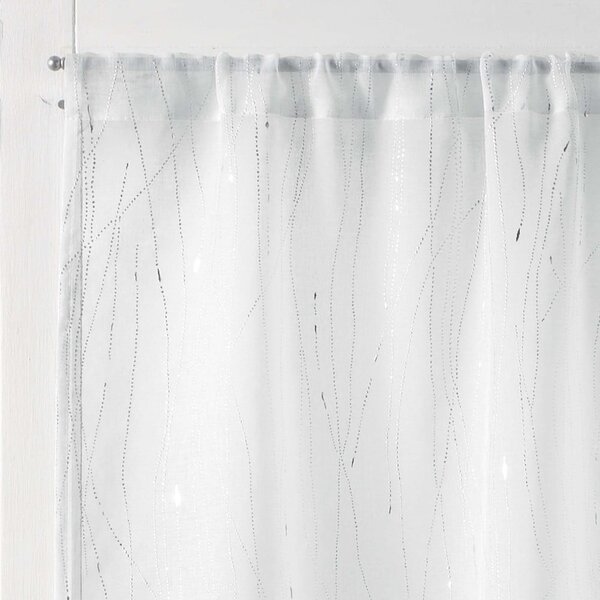Białe firanki z woalu zestaw 2 szt. 70x200 cm Filiane – douceur d'intérieur
