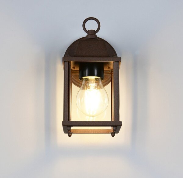 Zewnętrzna lampa ścienna (wysokość 22,5 cm) Mirande – Trio