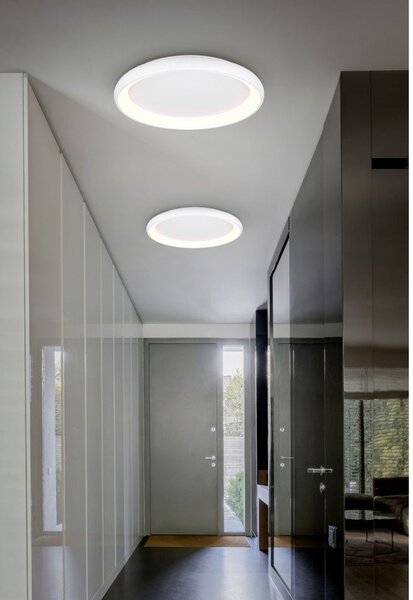 Biała lampa sufitowa LED ze ściemniaczem Cardona – Trio