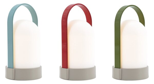 Biała lampa stołowa LED ze ściemniaczem (wysokość 15 cm) Uri – Remember