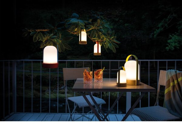 Biała lampa stołowa LED ze ściemniaczem (wysokość 15 cm) Uri – Remember
