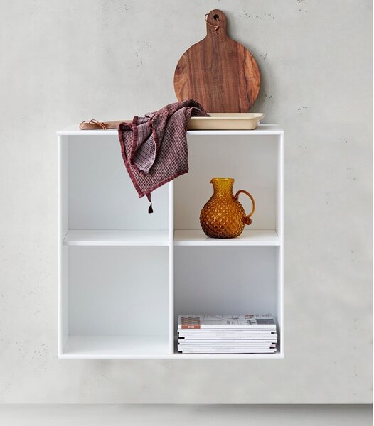 Biały modułowy system półek 68,5x69 cm Mistral Kubus – Hammel Furniture