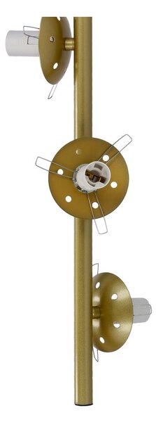 Lampa wisząca w kolorze złota ze szklanym kloszem 32.5x32.5 cm Duo – Candellux Lighting