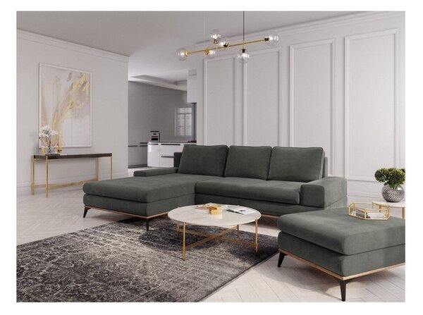 Ciemnoszary puf Windsor & Co Sofas Planet