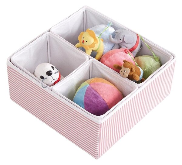 Tekstylne organizery do szuflady zestaw 4 szt. – Mioli Decor