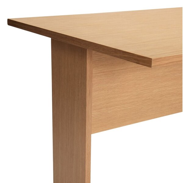 Biurko z blatem w dekorze dębu 70x140 cm Forma – Hübsch