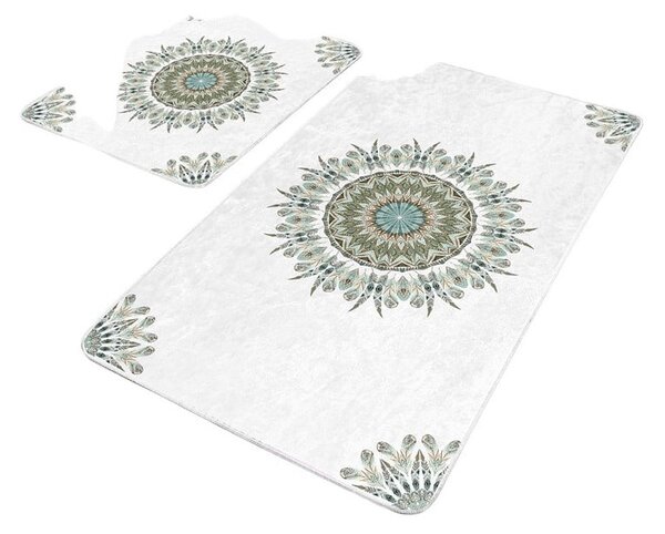 Białe dywaniki łazienkowe zestaw 2 szt. 60x100 cm – Mila Home