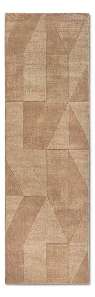 Beżowy wełniany chodnik tkany ręcznie 80x250 cm Ursule – Villeroy&Boch