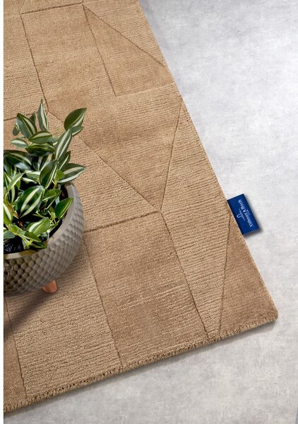 Beżowy wełniany chodnik tkany ręcznie 80x250 cm Ursule – Villeroy&Boch