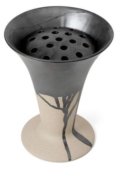 Ferm Living - Flores Vase Sand/Black