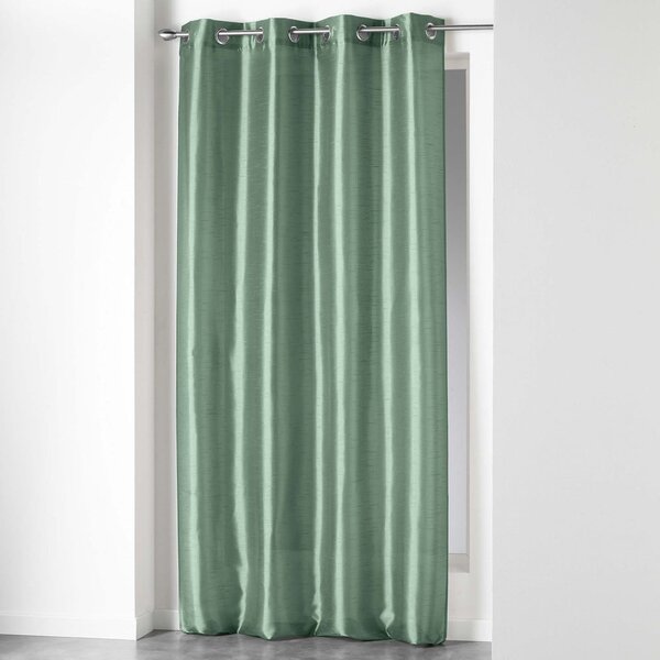 Zielona satynowa zasłona 140x240 cm Shana – douceur d'intérieur