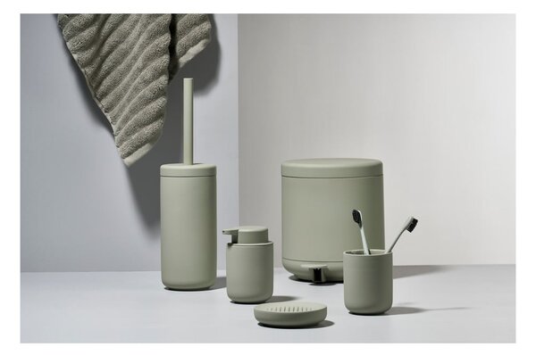 Jasnozielona porcelanowa mydelniczka Ume – Zone
