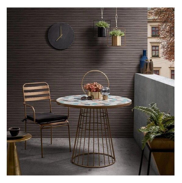 Aluminiowy okrągły stolik ø 39 cm Rhet – Kave Home