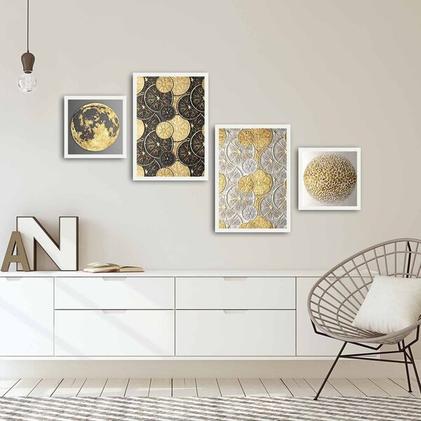 Obrazy zestaw 4 szt. 35x50 cm – Wallity