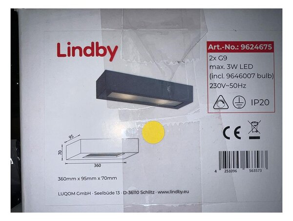 Lindby Lindby - Kinkiet NELLIE 2xG9/5W/230V LW0986
