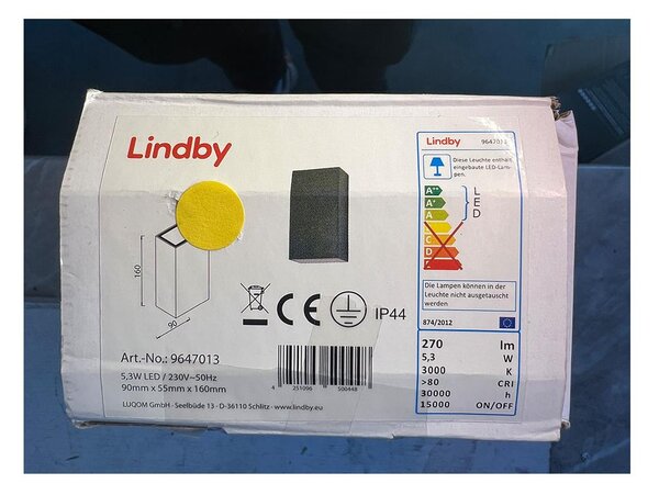 Lindby Lindby - LED Kinkiet zewnętrzny WEERD LED/5,3W/230V IP44 LW1185