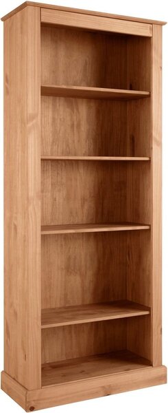 Regał z litego drewna sosnowego w naturalnym kolorze 181x31 cm Mille – Støraa