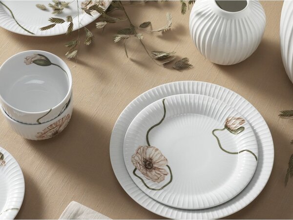 Biała porcelanowa miska Kähler Design Hammershøi Poppy, ø 12 cm