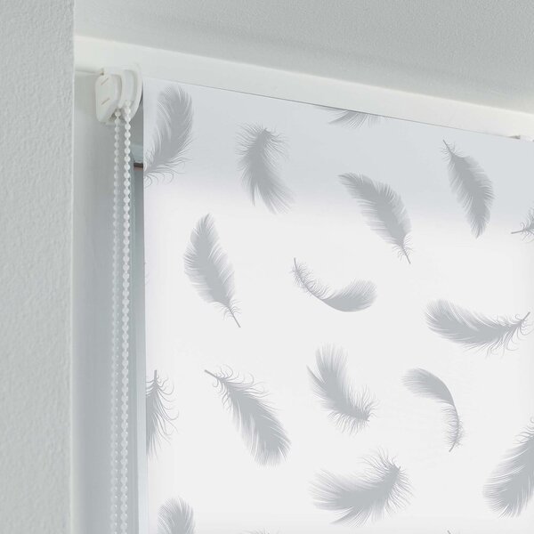 Biała tekstylna roleta 60x90 cm Envolea – douceur d'intérieur
