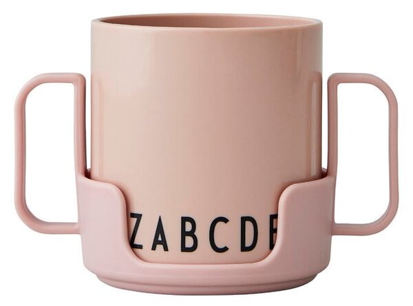 Różowy kubek dla dzieci Design Letters Eat & Learn