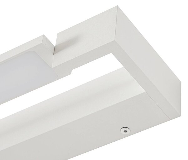 Kinkiet Jora Arcchio, biały / opal, łazienka, aluminium, nowoczesny