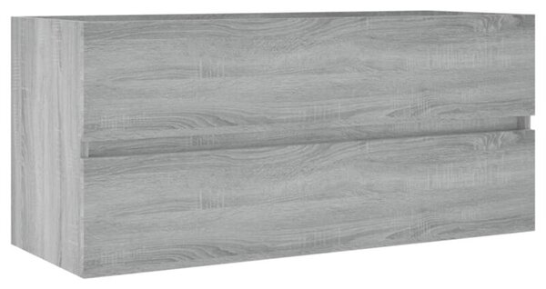 Szafka pod umywalkę, szary dąb sonoma, 100x38,5x45 cm