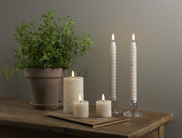 Świeczka LED (wysokość 15 cm) Flamme Swirl – Star Trading