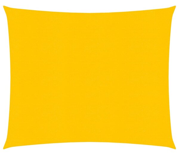 Żagiel przeciwsłoneczny, 160 g/m², żółty, 2x2 m, HDPE