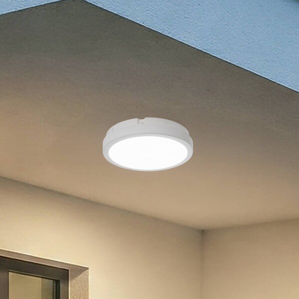 Lampa sufitowa Vera Milagro Lighting, biały / opal, łazienka, tworzywo sztuczne, nowoczesny