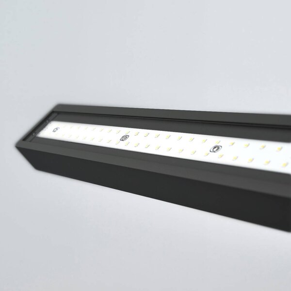 Lampa stojąca Jolinda Arcchio, możliwość ściemniania, czarny, biuro, aluminium, nowoczesny