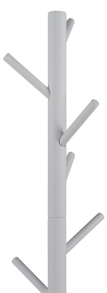 Biały wieszak z litego drewna kauczukowego ø 36x170 cm Bro – Spinder Design