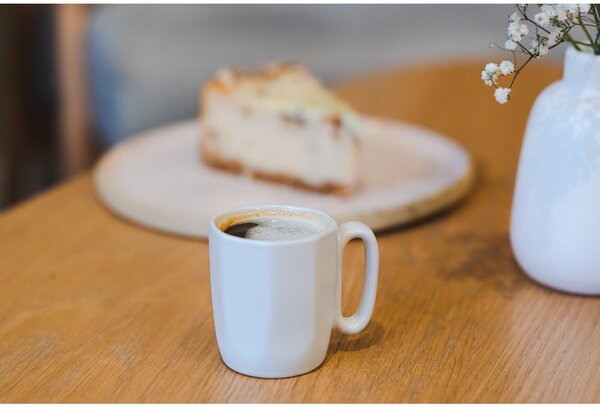 Białe kamionkowe kubki na espresso zestaw 2 szt. 80 ml Fuori – Vialli Design