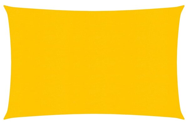 Żagiel przeciwsłoneczny, 160 g/m², żółty, 2,5x4 m, HDPE