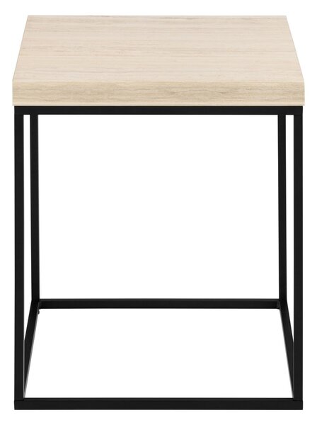 Stolik z blatem w dekorze marmuru 40x40 cm Barossa – Actona