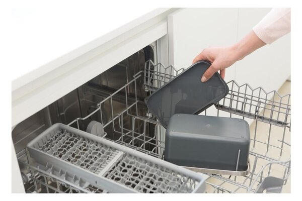 Ciemnoszary pojemnik na odpadki organiczne 1,8 l SinkSide – Brabantia