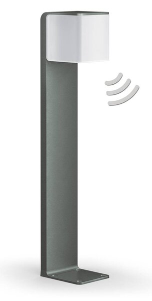 STEINEL GL 80 SC Sensorowy słupek oświetleniowy, antracytowy SC, możliwość ściemniania, aluminiowy / szary / cynkowy, aluminium, nowoczesny