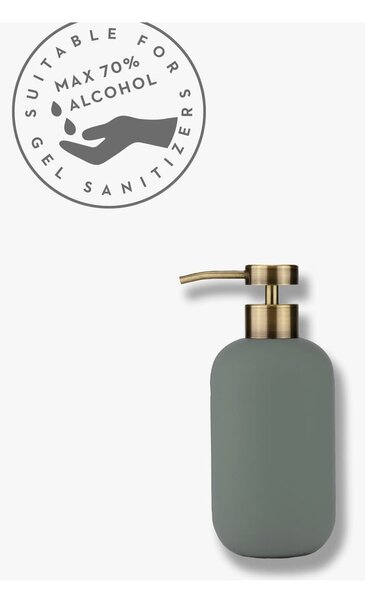 Zielony ceramiczny dozownik do mydła 200 ml Lotus – Mette Ditmer Denmark