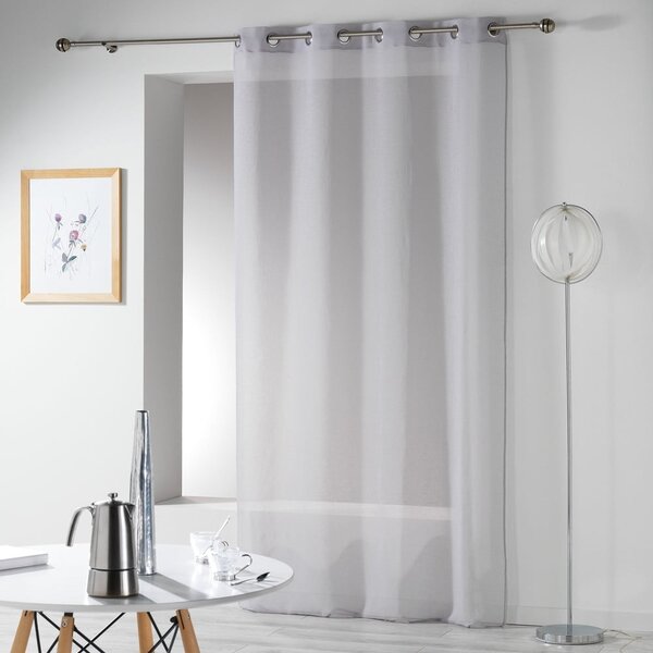 Szara firanka 140x280 cm Telma – douceur d'intérieur