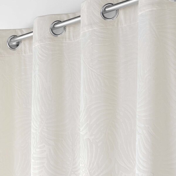 Kremowa aksamitna zasłona 140x240 cm Analia – douceur d'intérieur