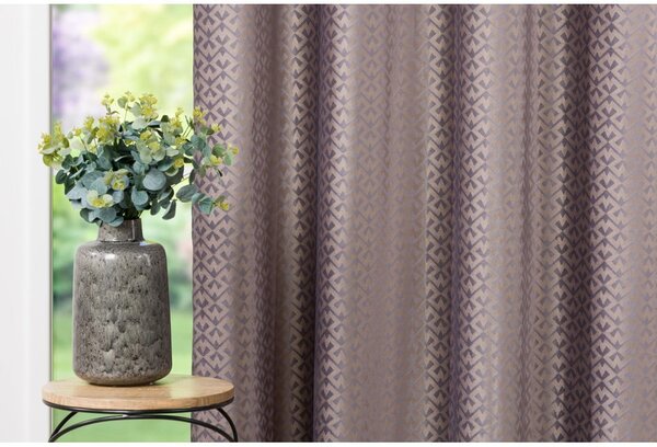 Brązowa zasłona 140x260 cm Casal – Mendola Fabrics