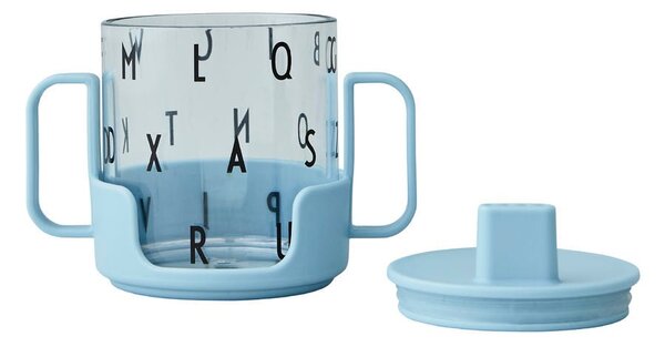 Jasnoniebieski kubek dla dzieci Design Letters Grow With Your Cup