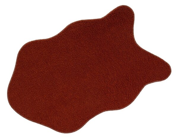 Bordowa syntetyczna skóra 60x90 cm Sherpa – Casa Selección