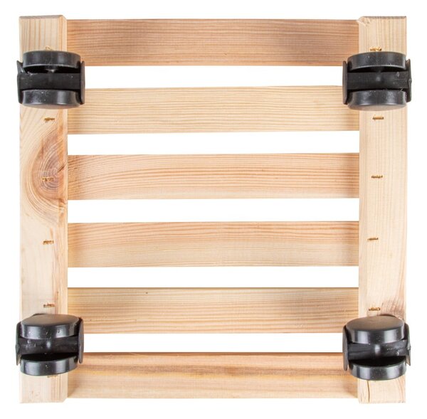Drewniany kwietnik na kółkach (wysokość 8 cm) Indoor & Outdoor – Esschert Design