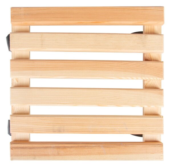 Drewniany kwietnik na kółkach (wysokość 8 cm) Indoor & Outdoor – Esschert Design