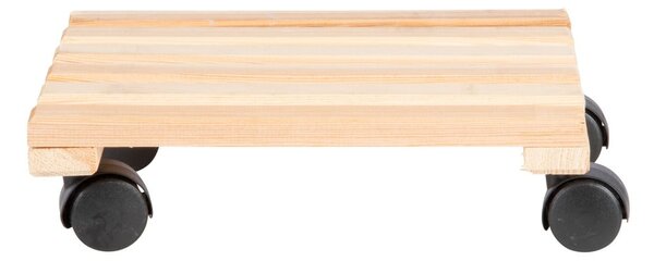Drewniany kwietnik na kółkach (wysokość 8 cm) Indoor & Outdoor – Esschert Design