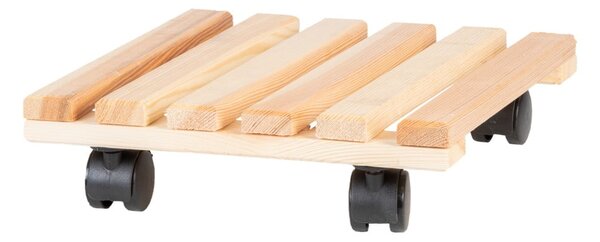 Drewniany kwietnik na kółkach (wysokość 8 cm) Indoor & Outdoor – Esschert Design